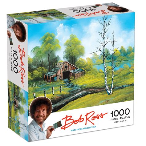 Bob Ross Puzzle Roadside Barn