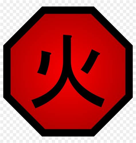Katon Thumb Naruto Fire Release Symbol Free Transparent Png