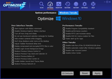 Easy Pc Optimizer Features Speed Up Computer Performance
