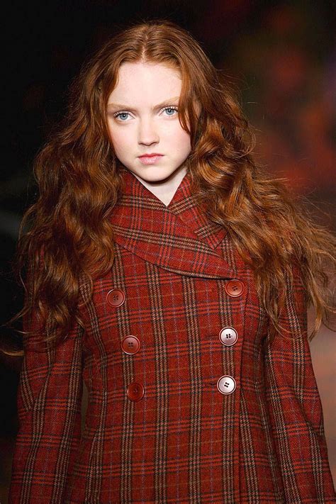 When She First Stepped Onto The Runway Lily Cole Started A Redhead