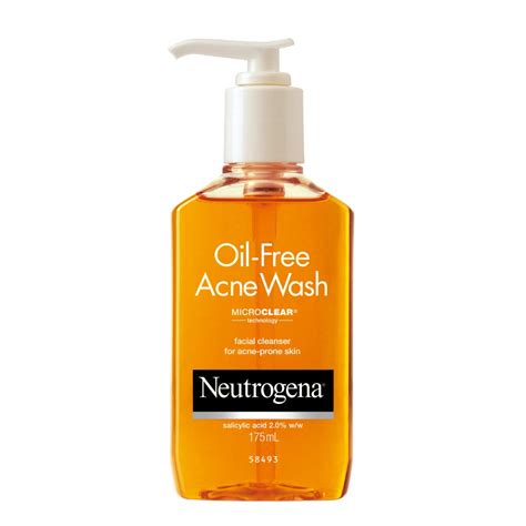Neutrogena Oil Free Acne Face Wash 175ml Essmart