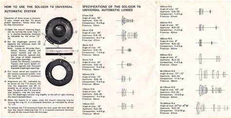 soligor universal automatic t 4 lens system reverse flickr