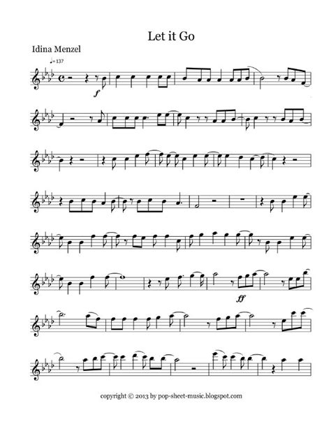 Free Printable Sheet Music Flute Disney Dbgop