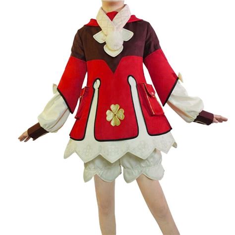 game genshin impact klee lolita uniform cosplay costume allcosplaycom
