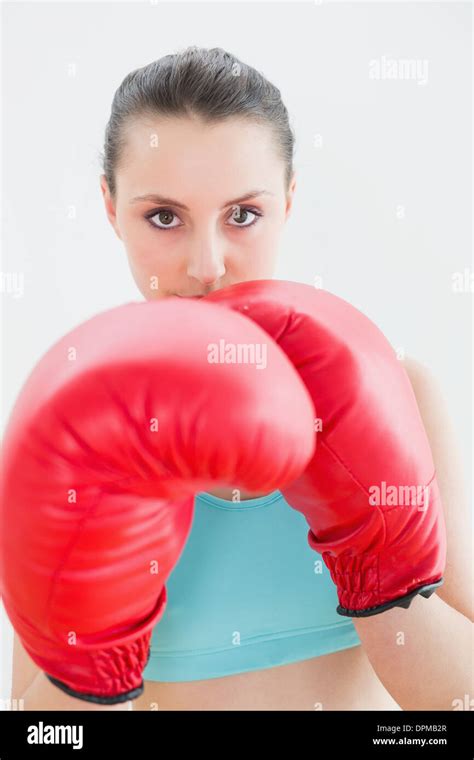 Beautiful Girl In Boxing Gloves Hi Res Stock Photography And Images Alamy