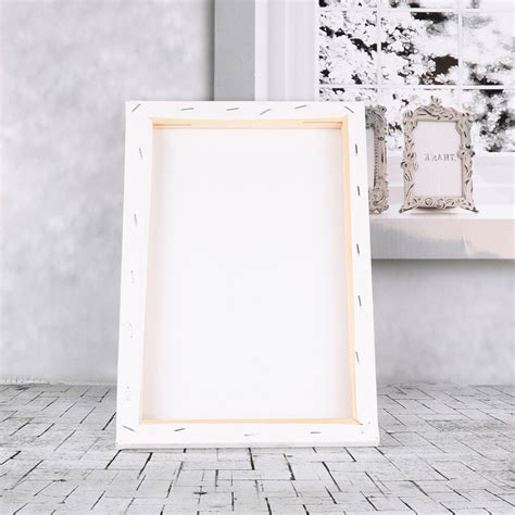4x Blank Artist Canvas Art Board Plain Painting Stretched Framed Large