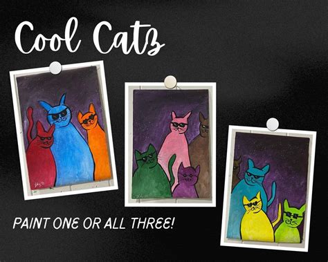 School Holidays Cool Catz Adrianas Painting Party Stratford June 29
