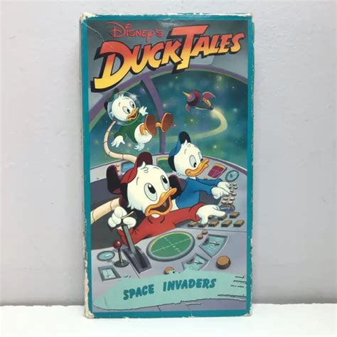 Disney Ducktales Space Invaders Vhs Video Tape 1991 Duck Tales Buy 2