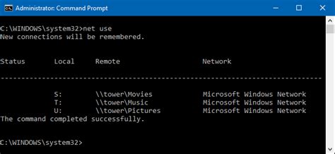 How To Map Network Drives From The Command Prompt In Windows