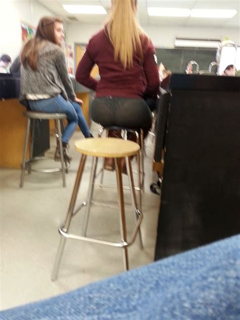 Oh Wow A Student In Chemistry Class Sits On A Stool Wearing