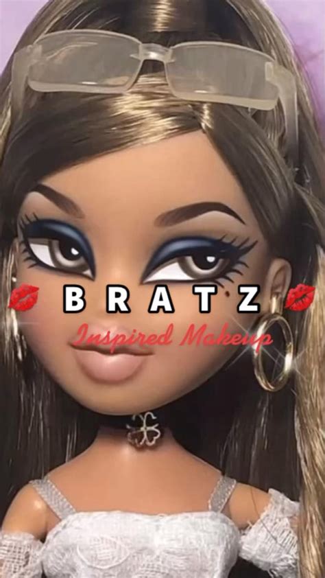 bratz doll makeup look tutorial aesthetic baddie makeup eye makeup doll eye makeup