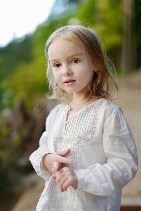Adorable Little Girl Portrait Stock Image Image Of Small Female