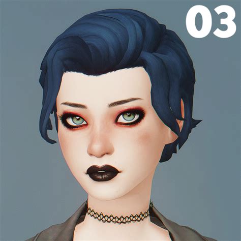 Mmoutfitters Simthropology 6 Unisex Hairstyles By Qrqr19 In 2020