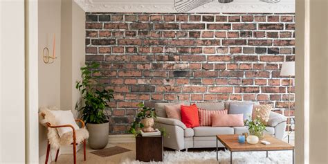 Genuine Brick Wall Wallpaper High Quality Urban Mural Happywall