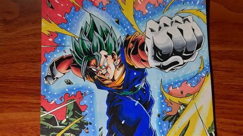 Speed Drawing Vegito Part 2 Youtube