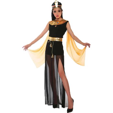 umorden carnival party halloween sexy cleopatra costume egyptian queen of the nile costumes long
