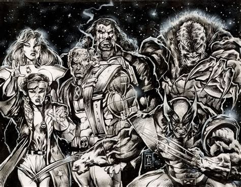 Archive Alexhchung X Men By Mark Texeira Comic Art X Men