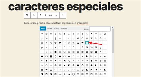 🥇cómo Agregar Caracteres Especiales En Publicaciones De Wordpress