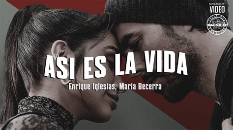 As Es La Vida Enrique Iglesias Maria Becerra Bachata Official Video Salsa It