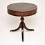 Antique Regency Style Mahogany & Leather Drum Table  EBay