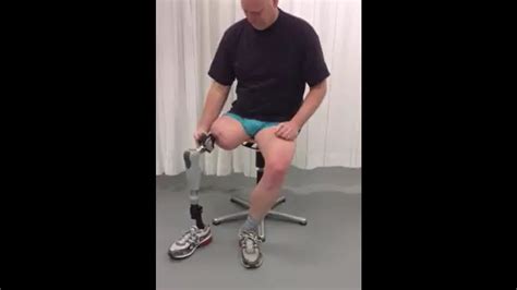 Learning To Walk On A Prosthetic Leg Youtube