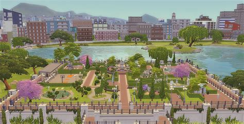 My Sims 4 Blog Downtown Park By Via Sims