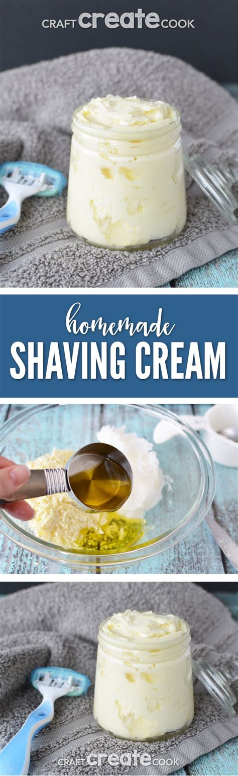 How To Make Shaving Cream Using Essential Oils Craft Create Cook