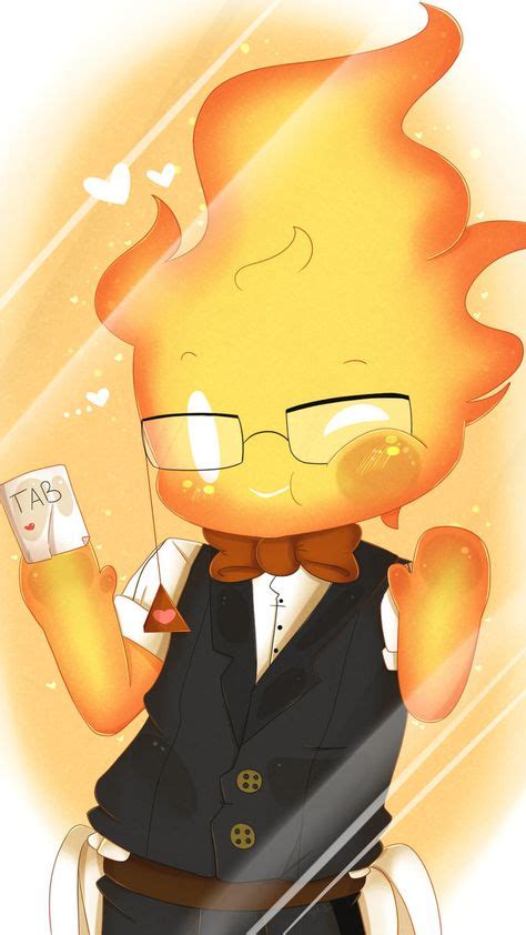 Undertale Smartphone Wallpaper Chibi Grillby By Togeticisa On