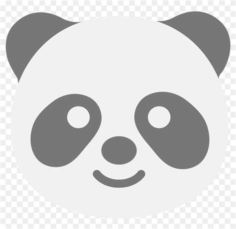 Panda Emoji Png Clip Art Panda Face Transparent Png 1991x1845