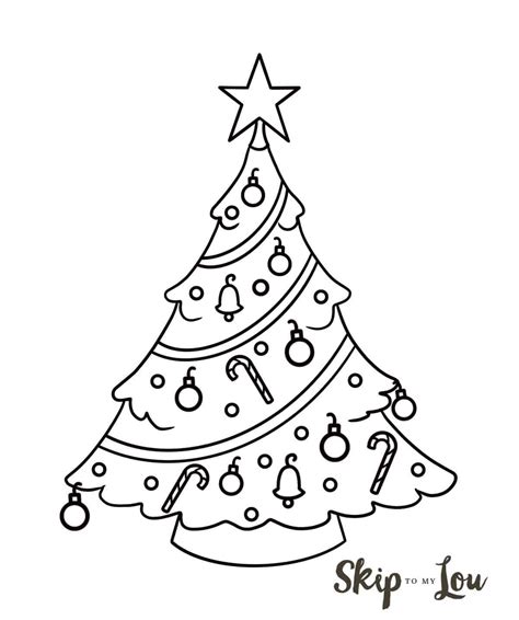 Start with a triangle that should be as big as you want your tree to be. Pin on Skip to my Lou Free printables