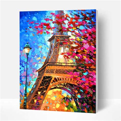 Paint By Numbers Kit Eiffel Tower Blingpainting