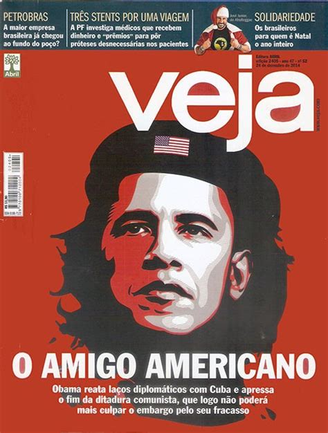 Revista Veja Dezembro 2014 O Amigo Americano Cuba América R 600 Em
