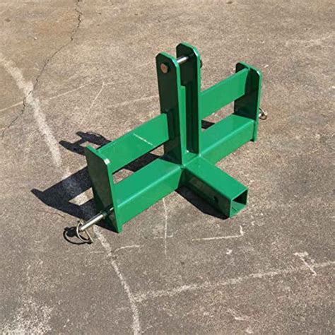 Titan Attachments Tractor Drawbar With Suitcase Weight Brackets Green 2