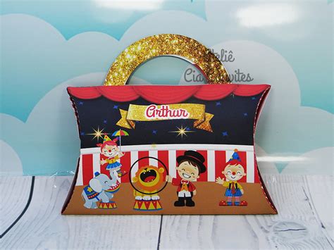 caixa travesseiro circo elo7 produtos especiais