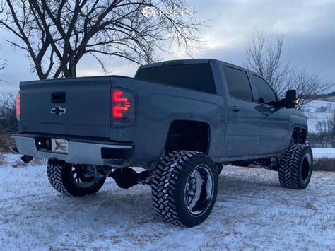 2015 Chevrolet Silverado 1500 With 22x14 76 Fuel Forged Ff19 And 375