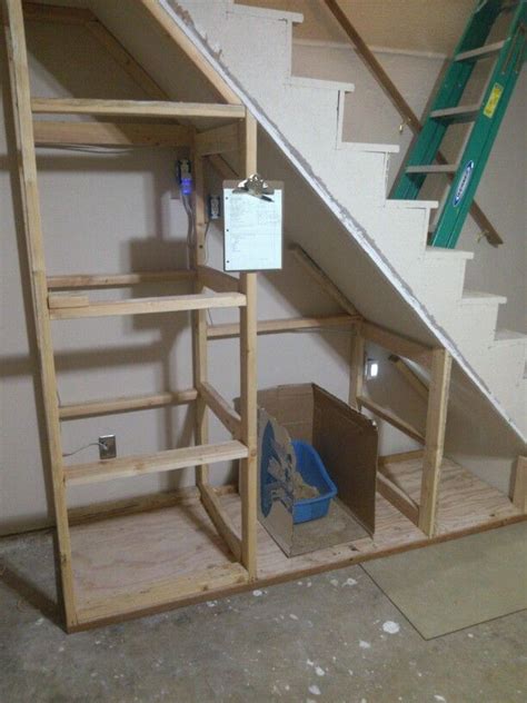 Under Basement Stairs Basement Stairs Staircase Storage