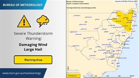 Bureau Of Meteorology New South Wales On Twitter ⚠️⛈️severe
