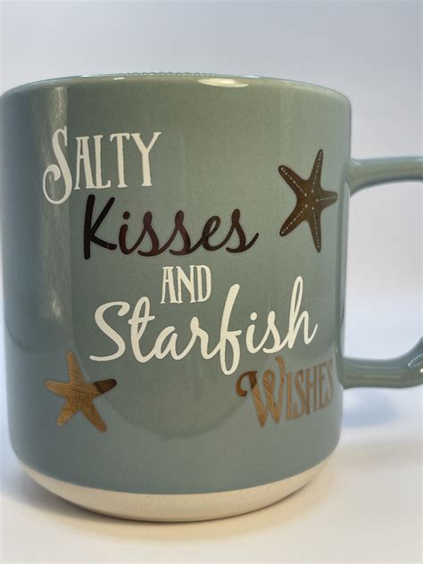 Salty Kisses Starfish Wishes Mug Cupofmood