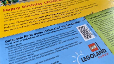 Legoland Kostenlos Für Kinder Gutschein Aus Lego Katalog