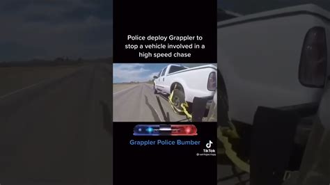 Police Chase Deploy Grappler Youtube