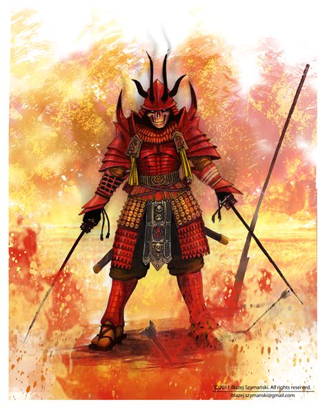 Demon Samurai By Buashei On Deviantart