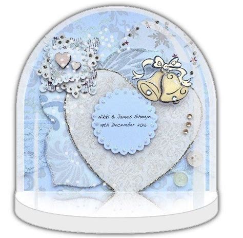Snow Globe Personalised Wedding T Wedding Favour Personalised
