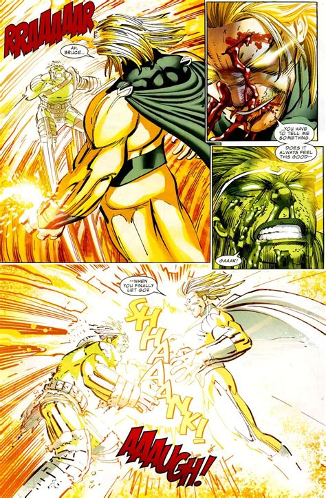 Hulk Versus Sentry By John Romita Junior Marvel Comics Art Hulk