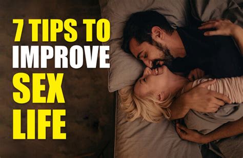 Tips To Improve Sex Life