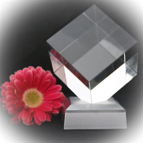 Medium Crystal Cube 3d Photo Crystals Fine City Crystals 3d