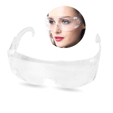 safety glasses clear lens protective eyewear goggles anti scratch anti fog anti dust impact