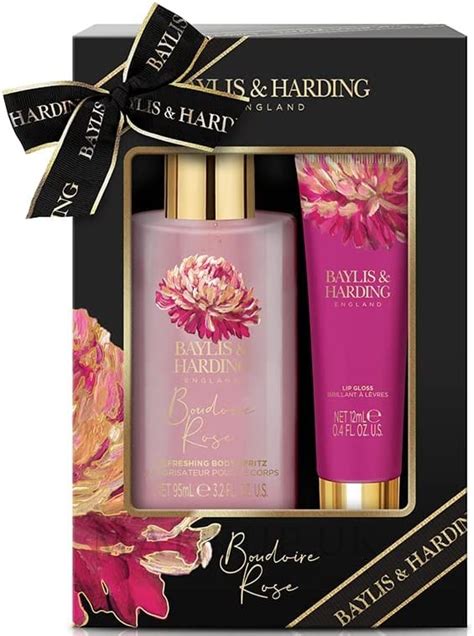 Baylis Harding Boudoire Rose Luxury Instant Glam Set B Spr Ml L Gloss Ml Baylis
