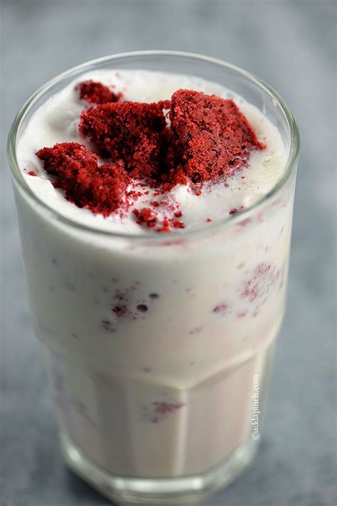 Red Velvet Cake Milkshake Recipe Add A Pinch