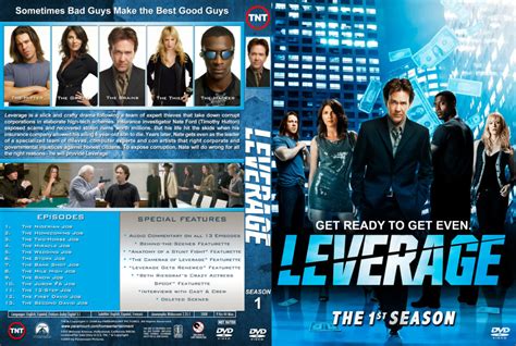 Leverage Seasons 1 5 Dvd Covers 2008 2012 R1 Custom