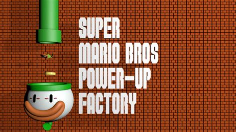 Super Mario Factory Power Ups Domestika
